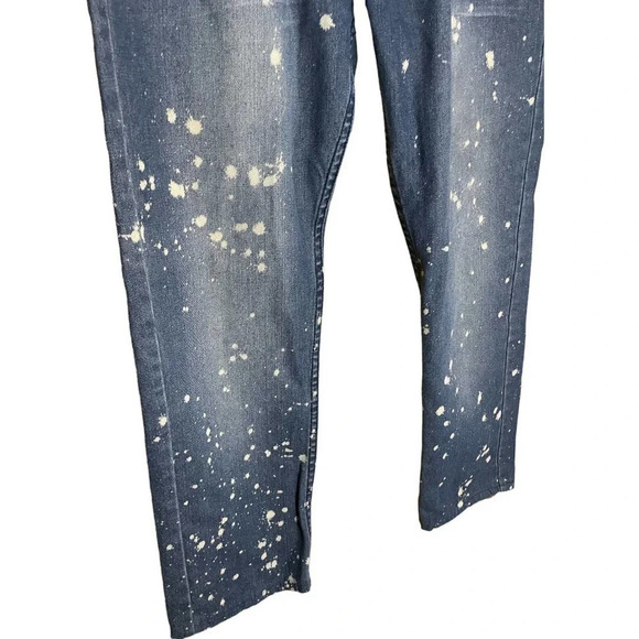 Parish Nation Men's Size 36 Bleach Splatter Distressed Jeans Funky - Picture 2 of 11
